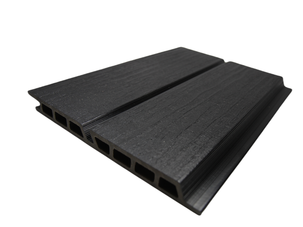 Kompozytowa deska elewacyjna UH62 o wyglądzie drewna opalanego Shou Sugi Ban